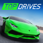 top drives car cards racing